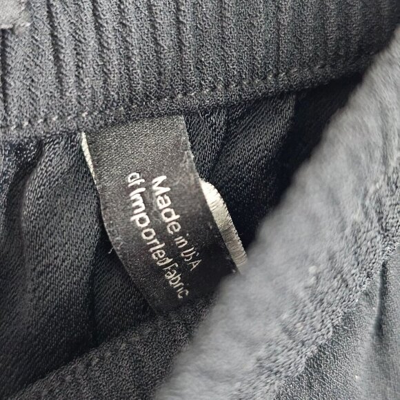 Theory Viewpine C Bergen Ankle Zip Pockets Black Pants Elastic Waist Size 0 - Picture 11 of 16